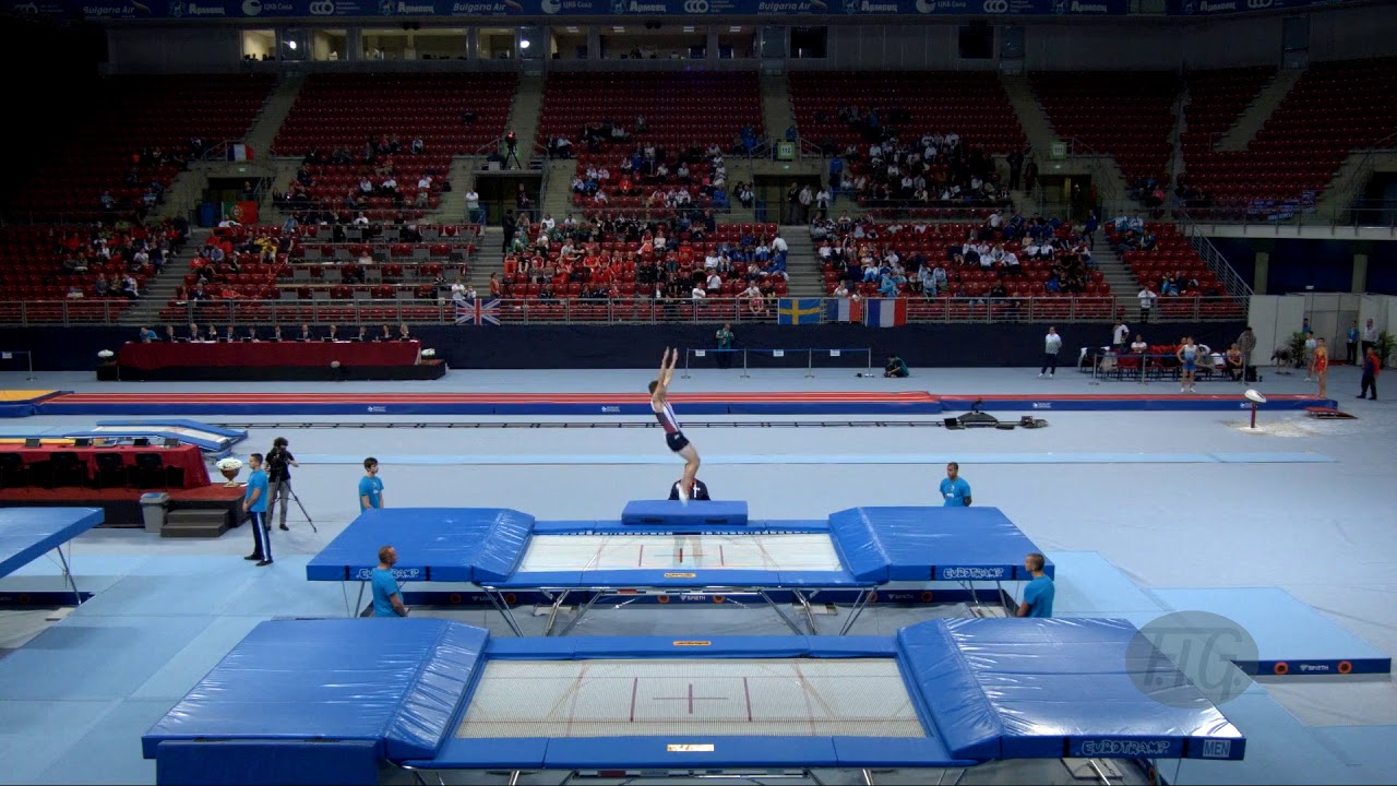 DOOLEY Logan (USA) - 2017 Trampoline Worlds, Sofia (BUL) - Qualification Trampoline Routine 1