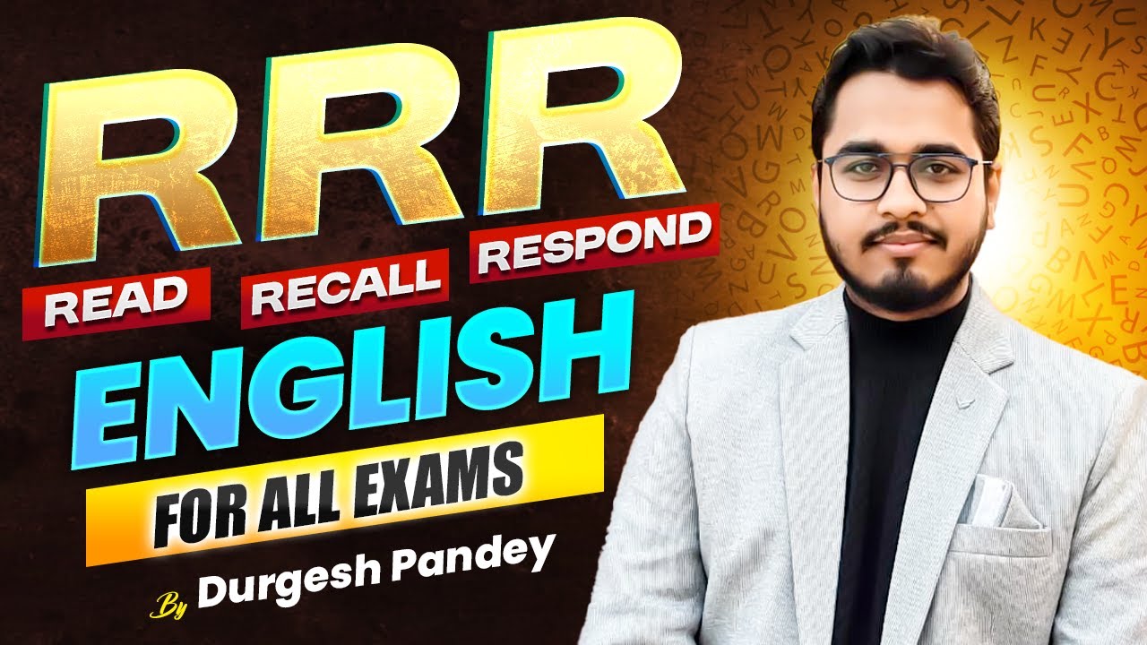 RRR || English Class-2 || Durgesh Pandey