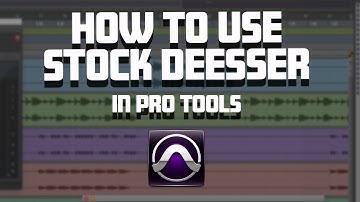 How to use the Stock DeEsser plug-in in Pro Tools