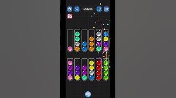 Another Lv 373 Ball Sort Puzzle - Color Game / 顏色分類遊戲 / ボールソーティングパズル (Guru Game)  #ballsortpuzzle