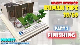 PROJECT MAKET || - PART 3 - Membuat Maket Rumah Dengan Bahan Akrilik  #arsitektur