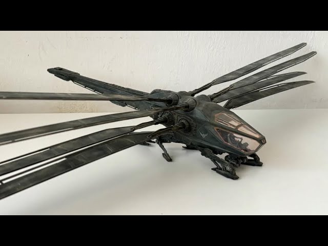 Maquette En Plastique 1:72 Meng DS-009 Ornithoptère Atreides De Dune - Modèle à Assembler Avec Ailes Mobiles Et Figurines