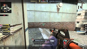 csgo ~ crazy ninja defuse 1v5 on cache