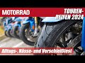 Motorrad-Tourenreifen 2024: Umfassender Test unter Alltags-, Nässe- und Verschleißbedingungen