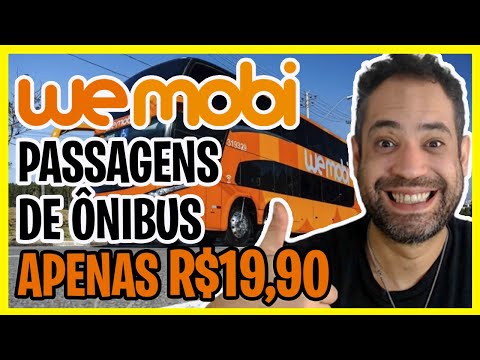 WEMOBI PASSAGENS DE ÔNIBUS MUITO BARATAS A PARTIR DE R$19,90