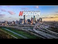 One Hour Relaxation - Aerial Houston - 4K Drone Footage