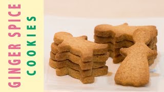 Homemade GINGER SPICE COOKIES / スパイスが優しく香るジンジャークッキーの作り方