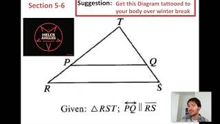 Section 5-6 Day 1 - Basic Proportionality Theorem - Video Lesson #1