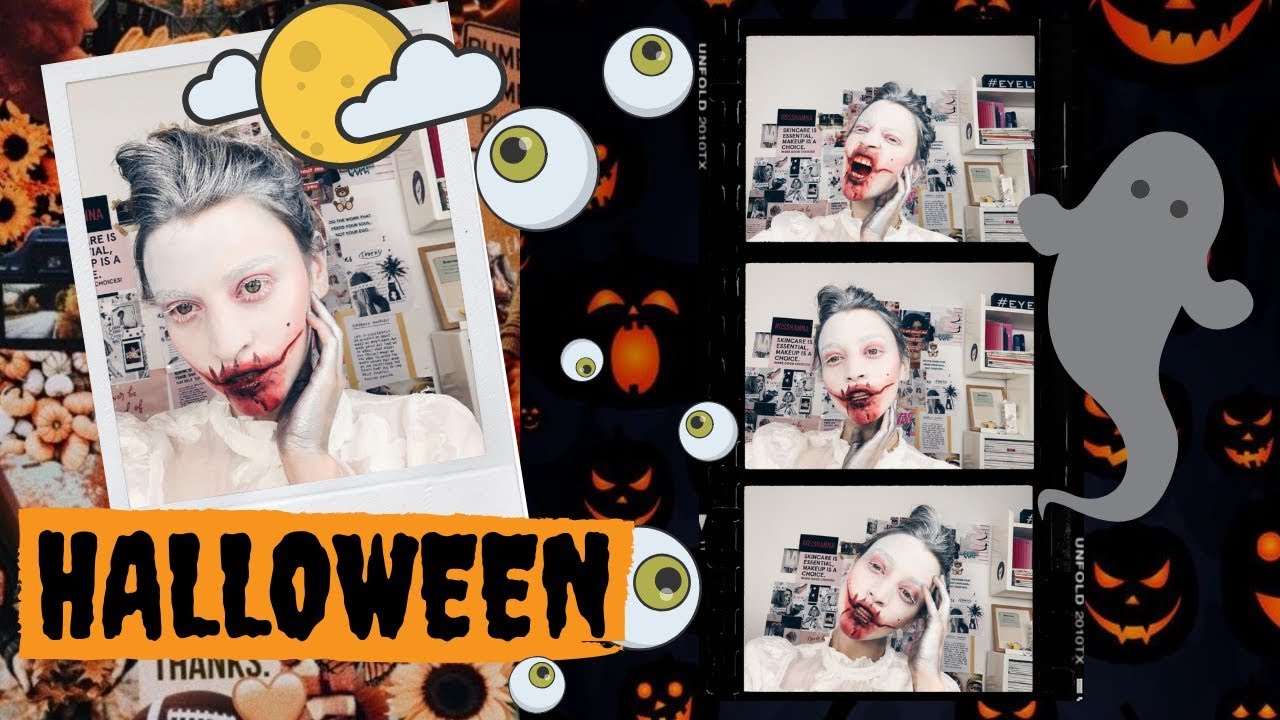 IMPROVISÉ MI MAQUILLAJE CON 5 PRODUCTOS - HALLOWEEN - YouTube Rosshanna Bracho