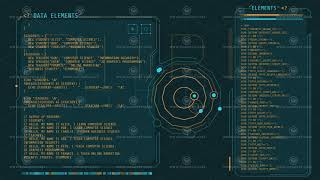 Celebrity Animation of the coding in windows HUD interface. Net Worth