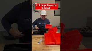 🔥 3 Fast Facts: Wall Mounted Storage Bins ✅  #productreview #unboxing