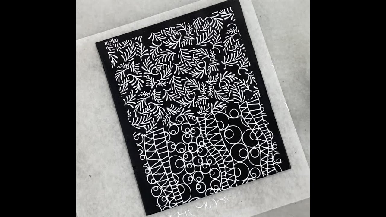 Black And White Series Silkscreen On Polymer Clay YouTube black-and-white-series-silkscreen-on-polymer-clay-youtube
