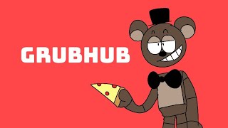 Grubhub Ad Except Its With Fnaf Characters
