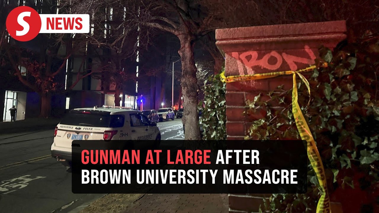 Police search for gunman after Brown University shooting leaves two dead, eight injured