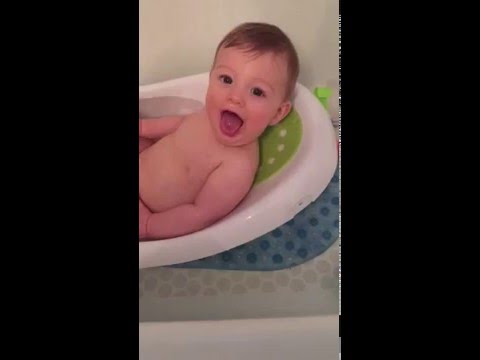 6-month-old-baby-singing-in-bathtub.-so-cute-you
