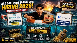 🚀 AI Associate Engineer & Software Engineer Intern Hiring 24,25 & 26 Batches students can apply