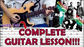 Thunder - Boys Like Girls(Complete Guitar Lesson/Cover)with Chords and Tab