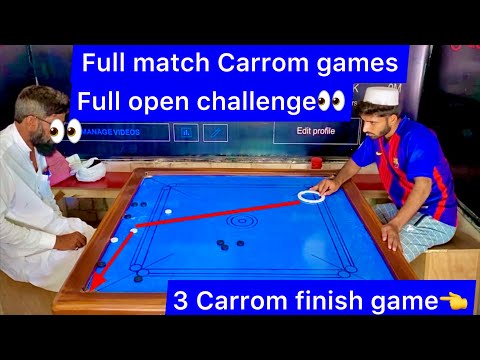 unbelievable finish Raees Ahmad please full match three Carrom finish game￼ @MrBeast2 #viral