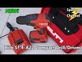 NEW: Hilti 22 Volt Cordless Compact Drill/Driver SF 4-A22