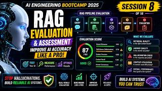 RAG Evaluation & Assessment 🔥 Improve AI Accuracy Like a Pro | AI Engineering Bootcamp 2025