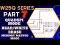 W25Q FLASH Memory || Part 7 || QuadSPI Read Write Erase || Memory Mapped Mode