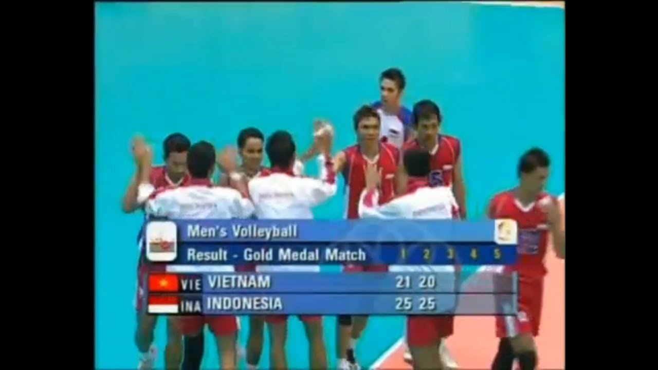 Indonesia VS Vietnam 2007 SEA Games Volleyball FINALS YouTube