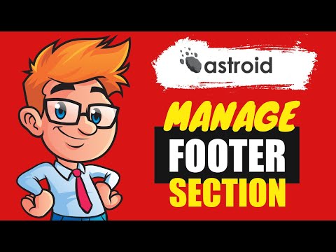 Astroid :: How to Manage your footer/Copyright section