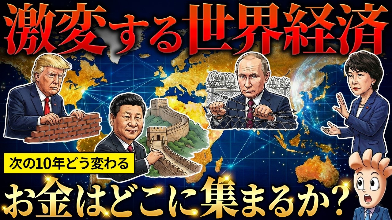 【激変する世界経済】次の10年お金はどこに集まるか？