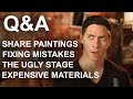 PAINT TALK: Share Paintings, Fixing Mistakes, The Ugly Stage, Expensive Materials