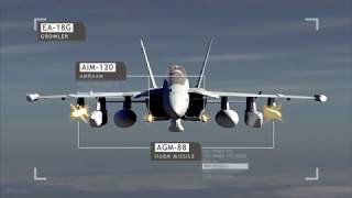 Самолет Радио Электронной Борьбы Ea 18G   Growler  Военная Авиация Сша