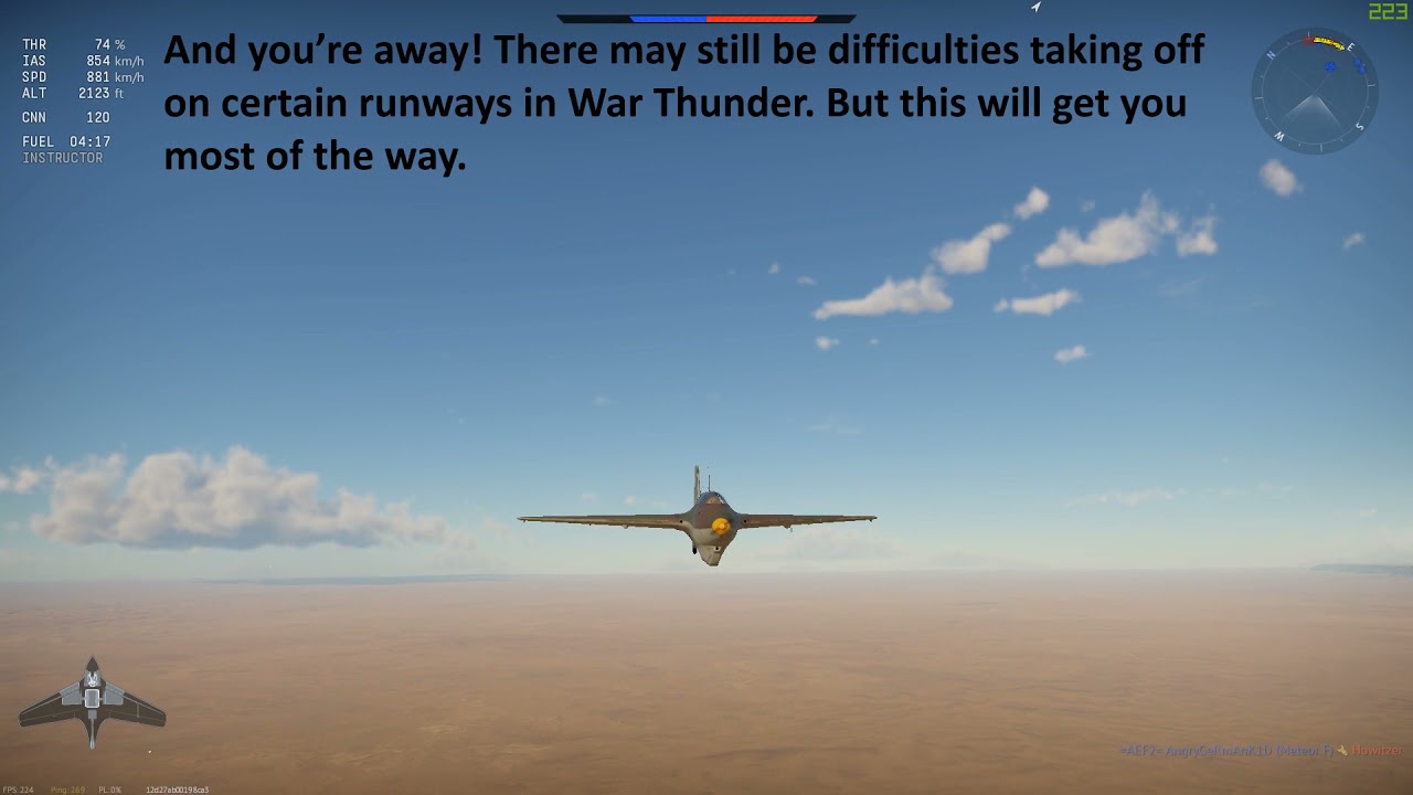How To Take Off In The Me 163 Ki 0 Without Crashing And Burning War Thunder Youtube