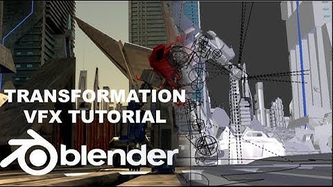 트랜스포머 TRANSFORMATION 효과 - BLENDER 튜토리얼