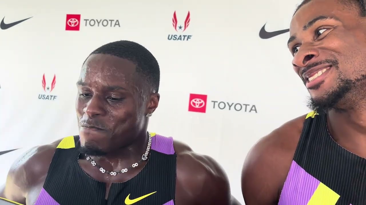 Christian Coleman Talks Growth As Athlete And Human After 9.96 100m Prelim Win At 2026 USA Champs