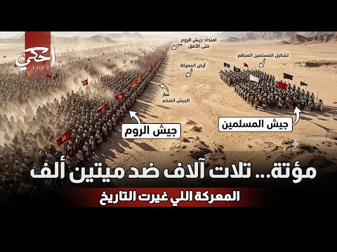 تلات آلاف مسلم قدام ميتين ألف القصة الحقيقية لغزوة مؤتة اللي غيرت التاريخ