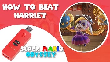 SUPER EASY Beating HARRIET (PART 2) in SUPER MARIO ODYSSEY First Try (SPEED RUN)