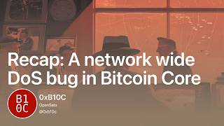 Bitcoin Core DoS | 0xB10C | bitcoin++ exploits edition | Feb 2026 Florianópolis, Brazil