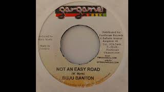 Buju Banton - Not An Easy Road - Gargamel 7inch 1995