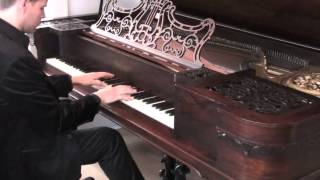 1861 Chickering Square Grand Piano Dark Eyes