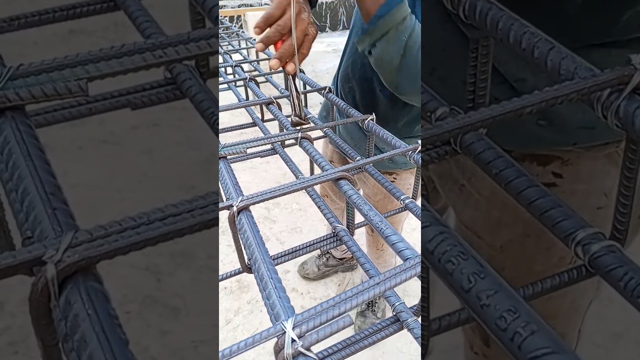 type of steel rebar tying, slash simple or snap tie 