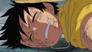 Whitebeard saves Luffy from Kizaru ~ HD