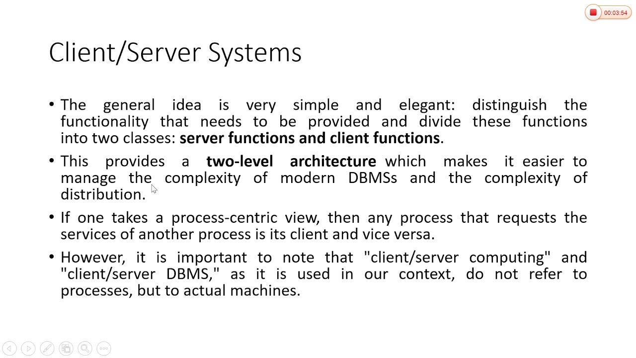 3_6 Introduction of Client Server DBMS System - YouTube