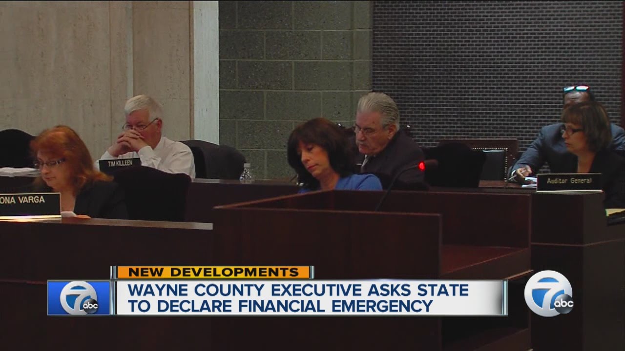 Wayne County declares financial emergency YouTube