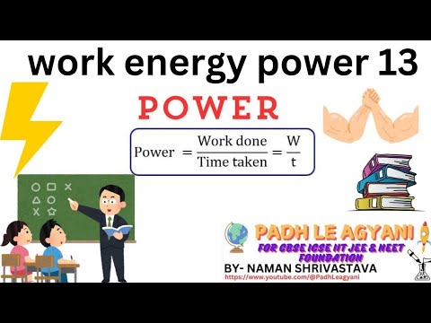 Class 9 Physics Chapter Work, Energy, And Power 13 |What is Power ...