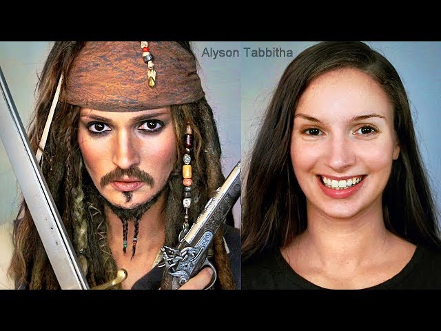 Jack Sparrow Makeup Transformation - Cosplay Tutorial