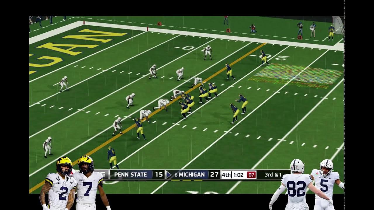 Penn State VS Michigan NCAA football LIVE YouTube