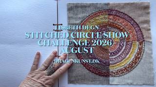 Stitched circle show challenge 2026 -  August