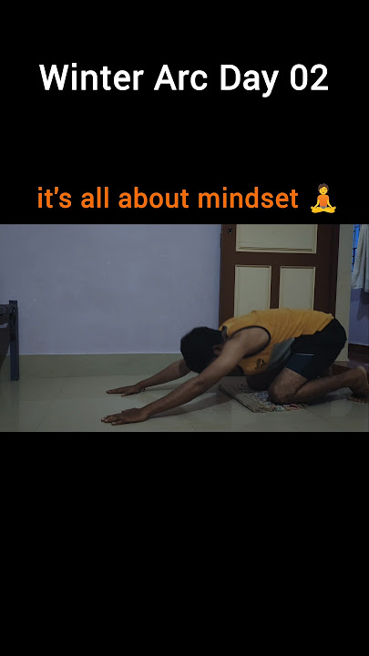winter Arc Day 02 📈 It's all about mindset 🧘⏳ #fitness #gym #motivation #shorts