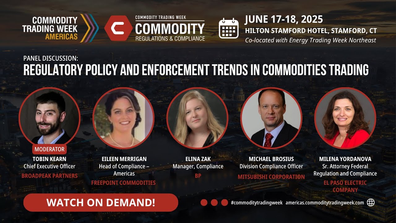 Regulatory Policy and Enforcement Trends in Commodities Trading
