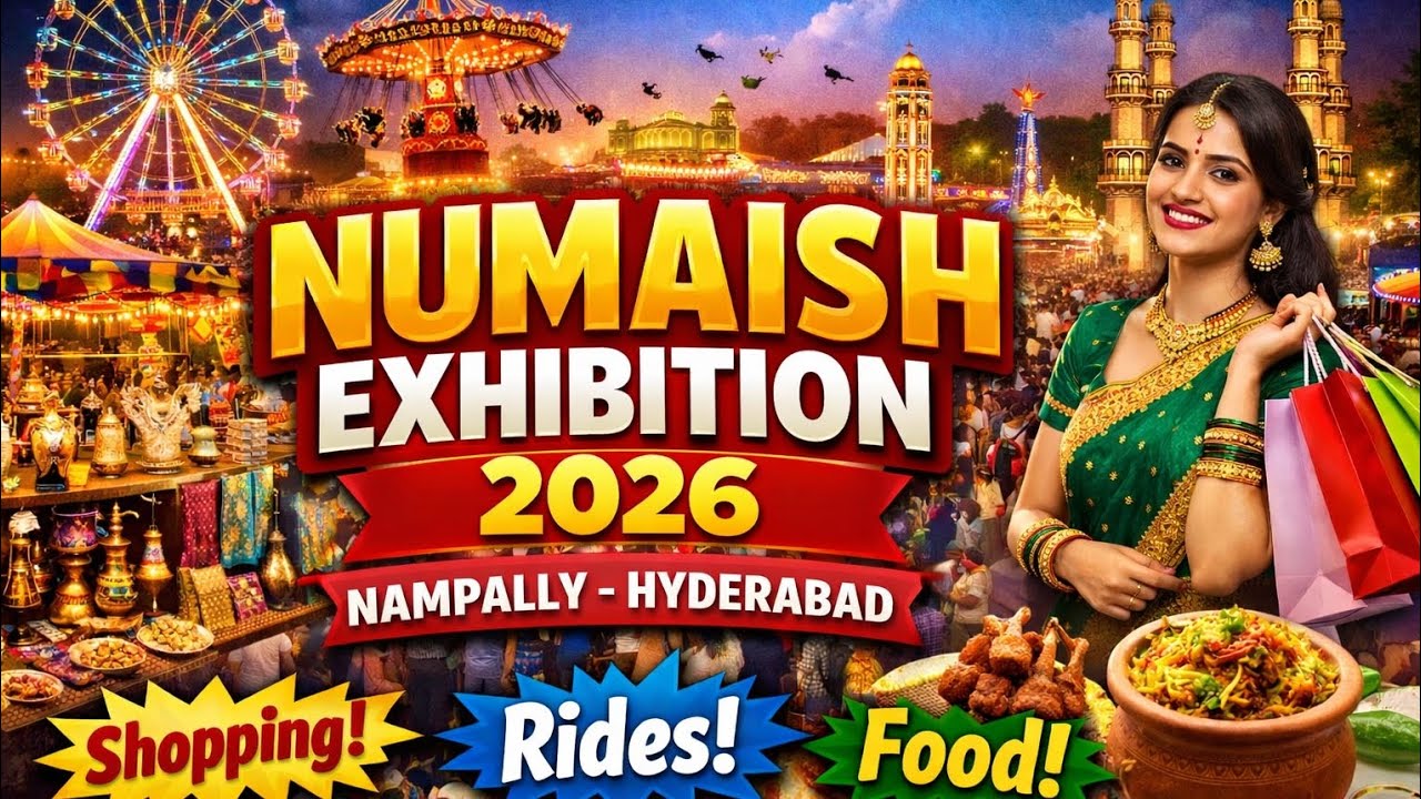 Numaish Exhibition 2026 Hyderabad 😍 | Shopping, Food & Rides at Nampally. 