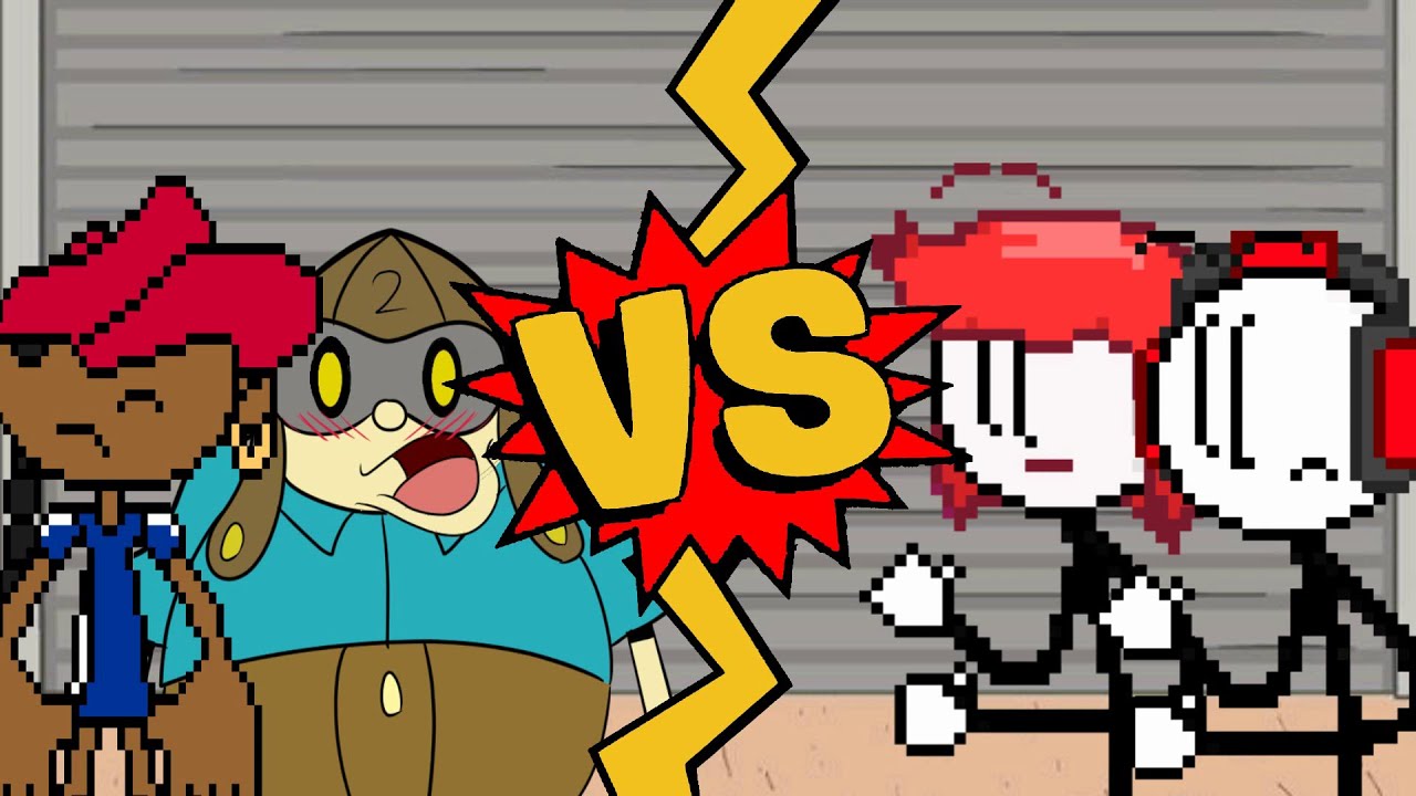 M.U.G.E.N Battles | Numbuh 2/Numbuh 5 vs Charles Calvin/Ellie Rose | Codename: KND vs Henry Stickmin